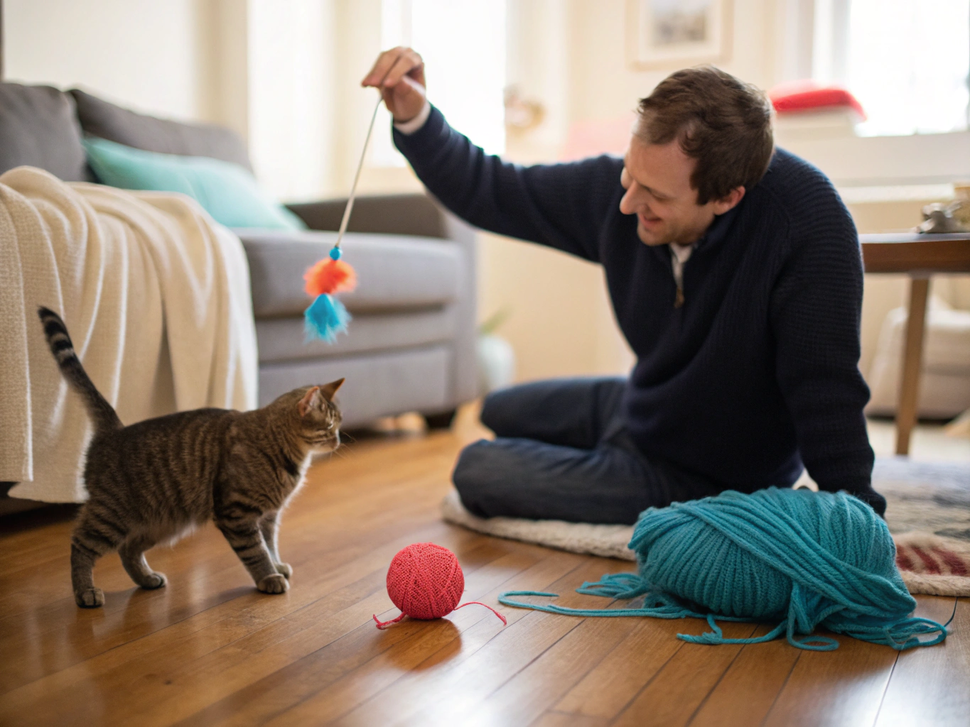 How Cat Guys Can Bond Better with Their Cats: Fun Play Ideas